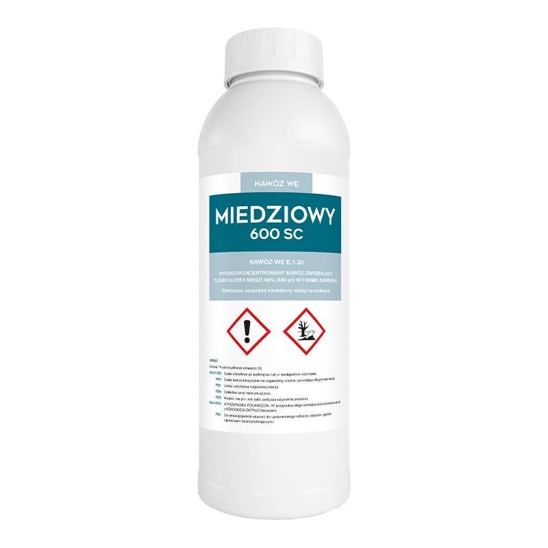 Мідне добриво фунгіцид  (медян) miedziowy 600 sc