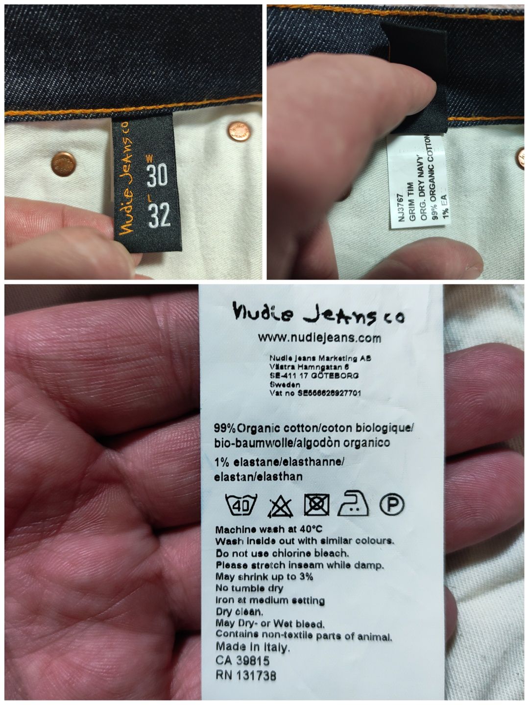 Джинсы Nudie Jeans originals оригинал