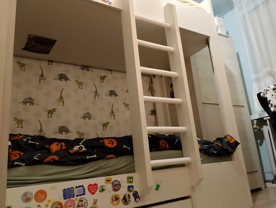 Łóżko piętrowe wzmocnione