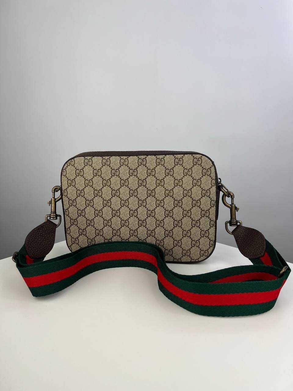Мужская сумка Gucci из текстиля | Барсетка,через плечо,бренд,кроссбоди