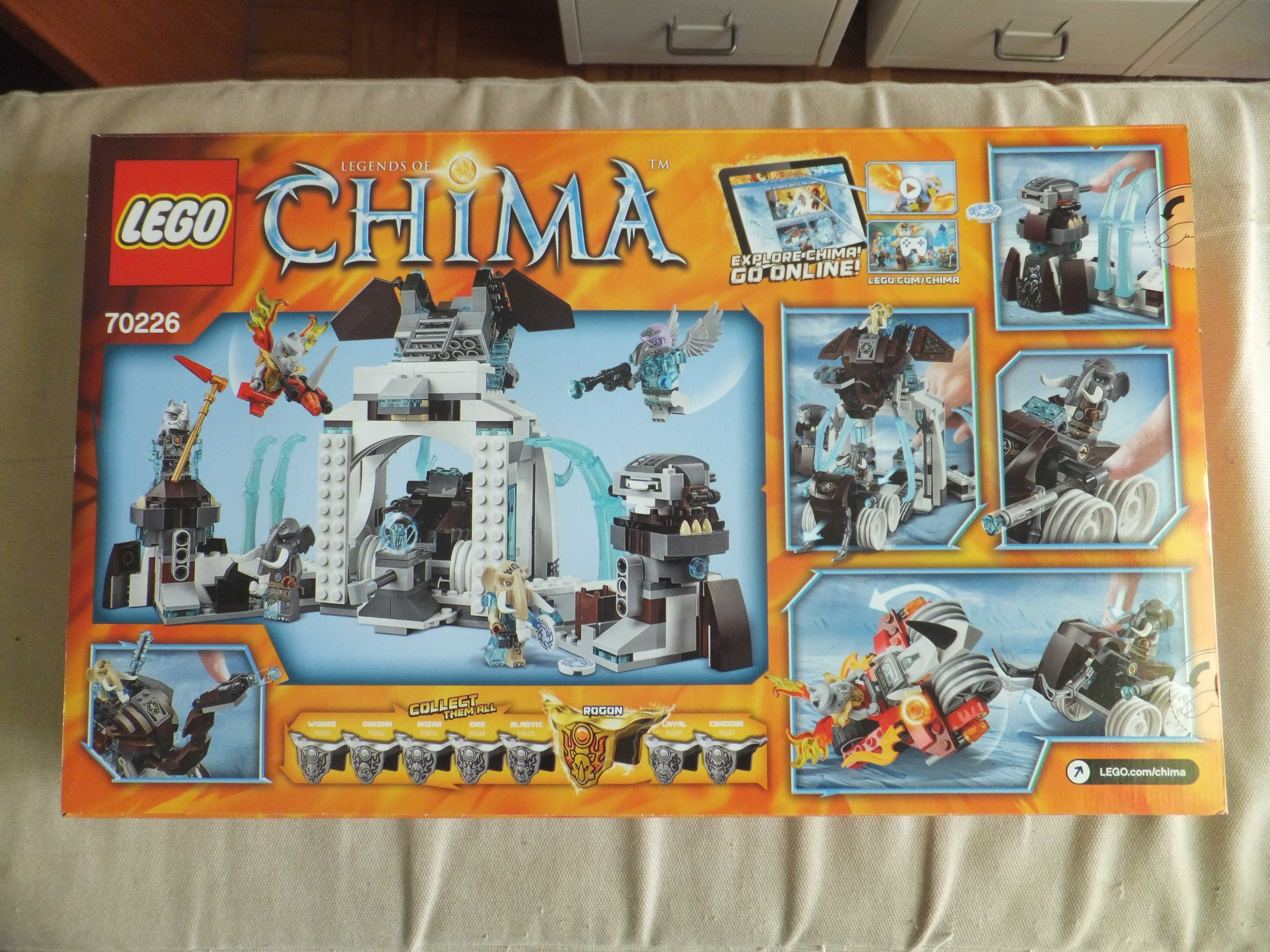 70226 LEGO Legends Chima - Fortaleza Gelada Mamute