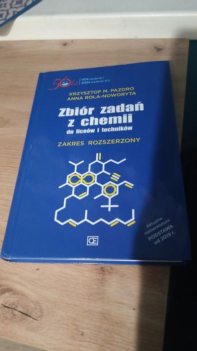 Zbiór zadań z chemii dla liceum i techników. Zakres rozszerzony 
Zakre