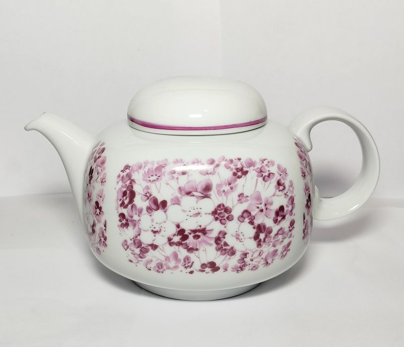Czajnik Imbryk Porcelana Piessau Styl ludowy
