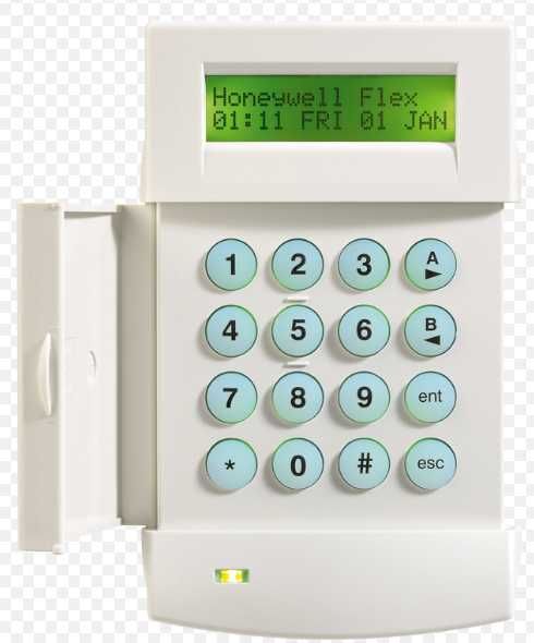 MK7 CP037 klawiatura LCD Alarm Kontrola Dos Honeywell Galaxy Dimension