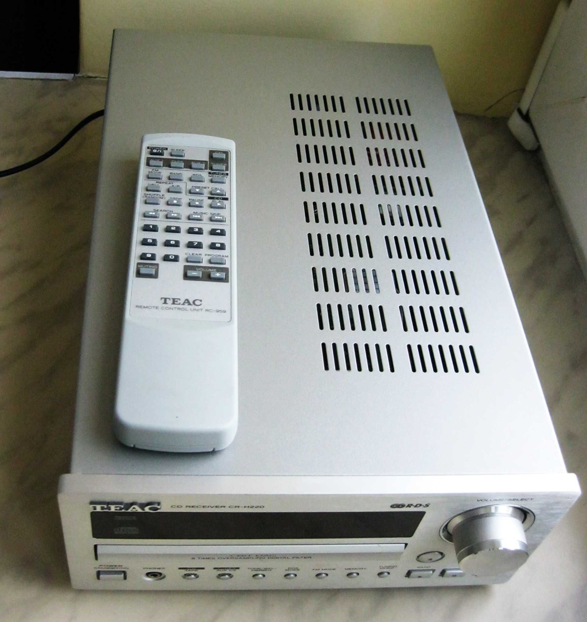 TEAC CR-H220 CD Receiver Hi-Fi made in Japan + oryginalny pilot