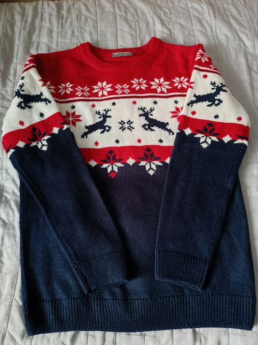Sweter świąteczny chłopięcy rozm. 134/140