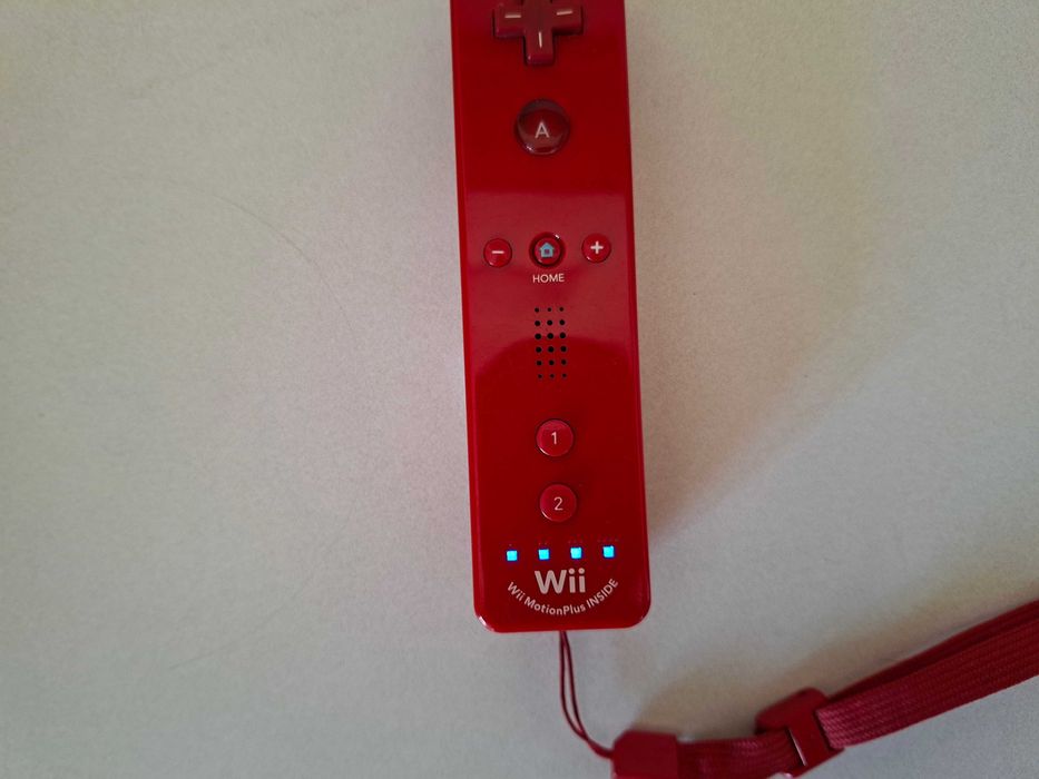 Wii Remote Motion Plus | Comando Vermelho |Nintendo Wii/Wii U| Oficial