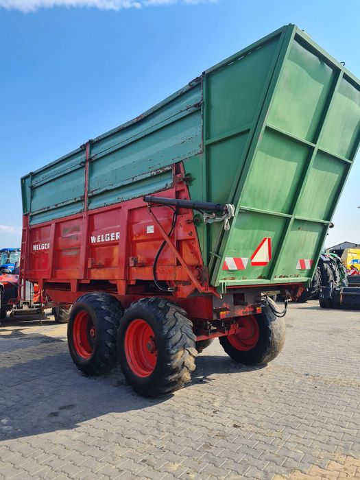 Rozrzutnik obornika pionowe wałki, przyczepa objętościowa około 30m/3,