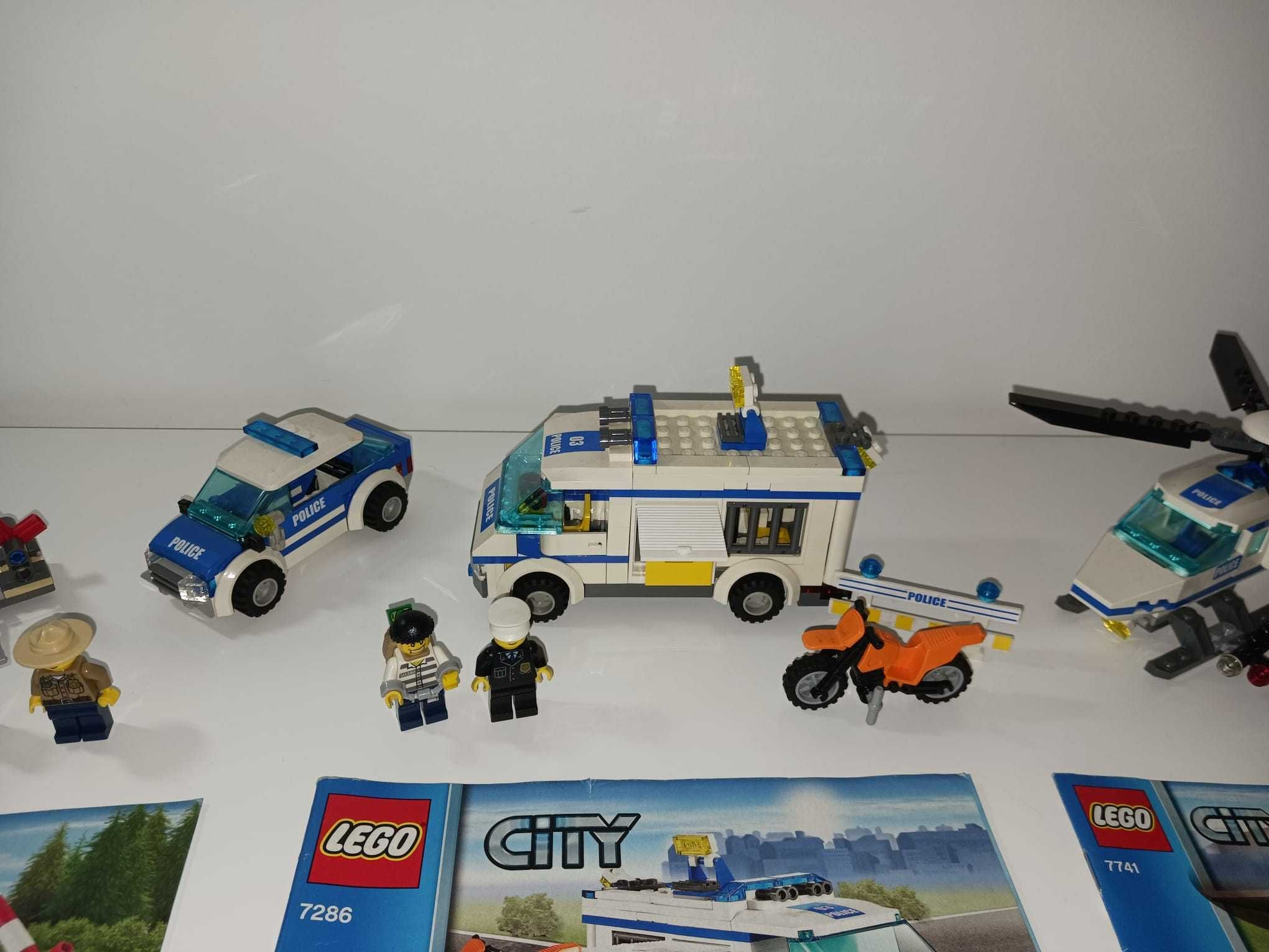 Conjunto Lego City Polícia 4436, 7286 e 7741