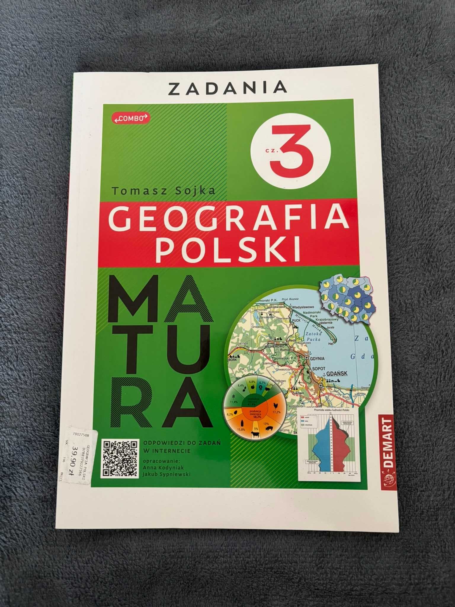 Zestaw zbiorów zadań maturalnych z geografii