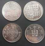 4 moedas 200 escudos do ano 2000 Portugal