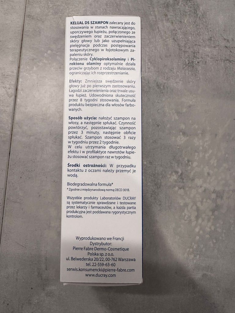 Ducray Kelual DS, szampon przeciwłupieżowy 200 ml  (2 x 100 ml)