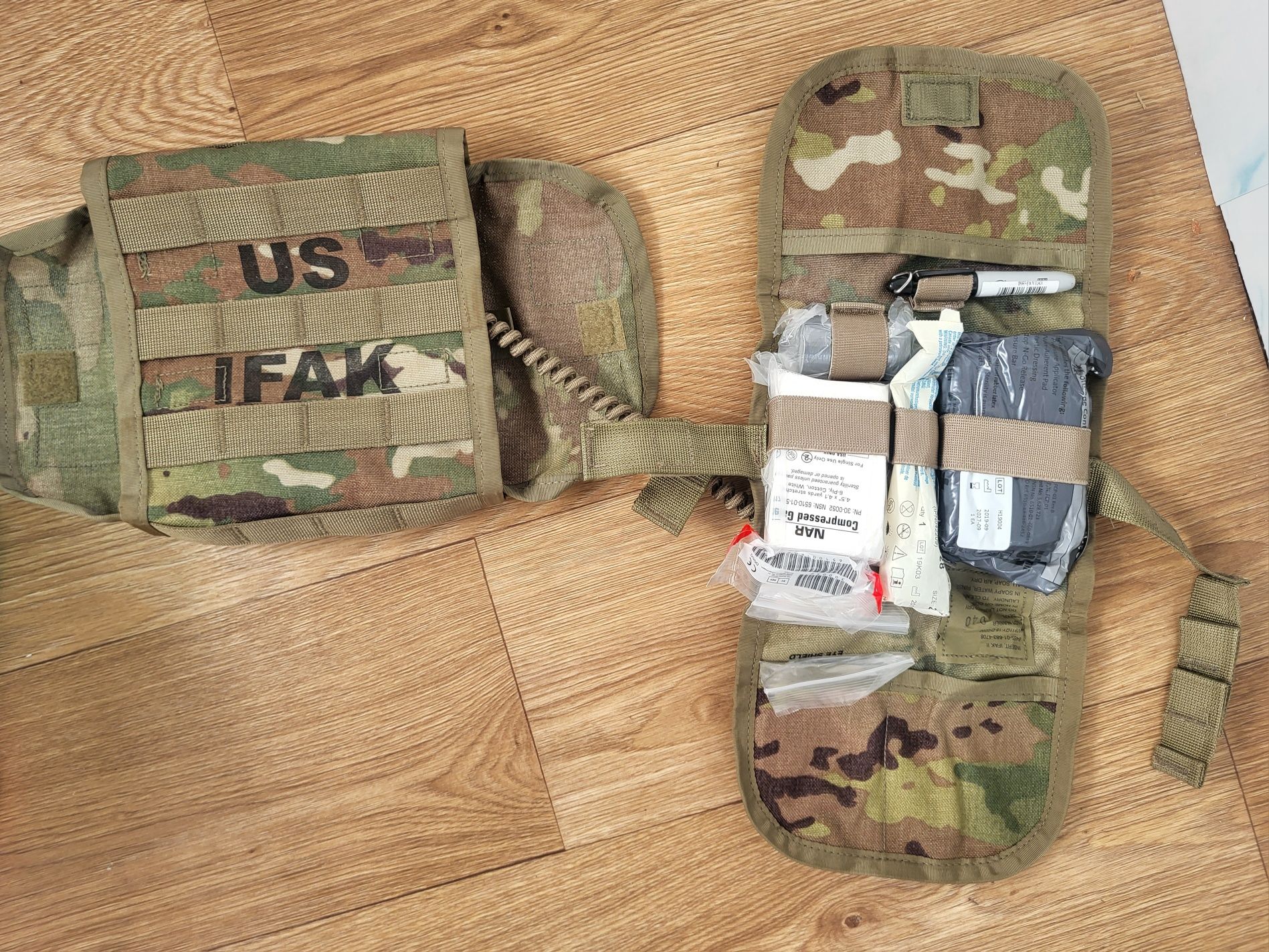 Сучасна військова аптечка НАТО ifak II molle multicam