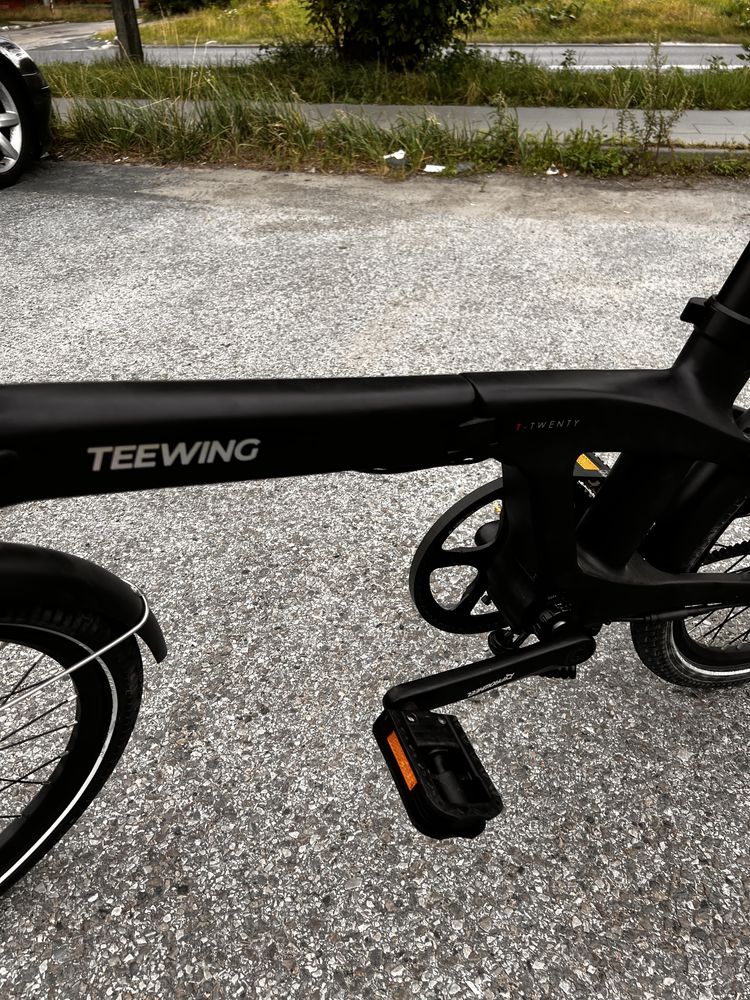 Składany rower elektryczny Teewing T20 karbonowy