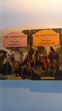 Novelas ejemplares, M.Cervantes po hiszpańsku, cena za 2 tomy.