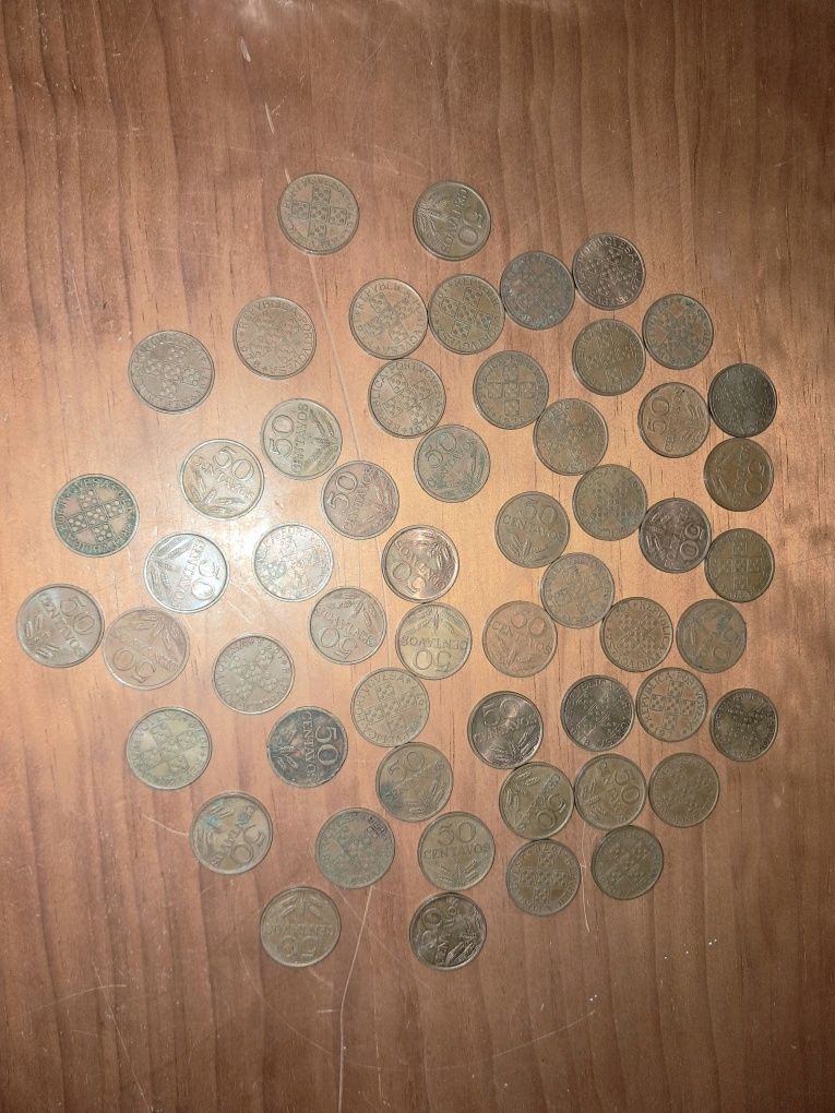 113 moedas 50 centavos