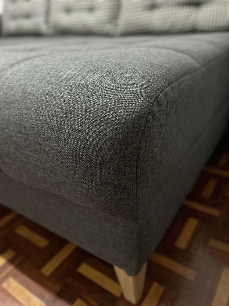sofa-cama chaise longue com arrumação