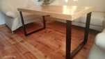 Stolik kawowy ława loft  120x60 wys. 60