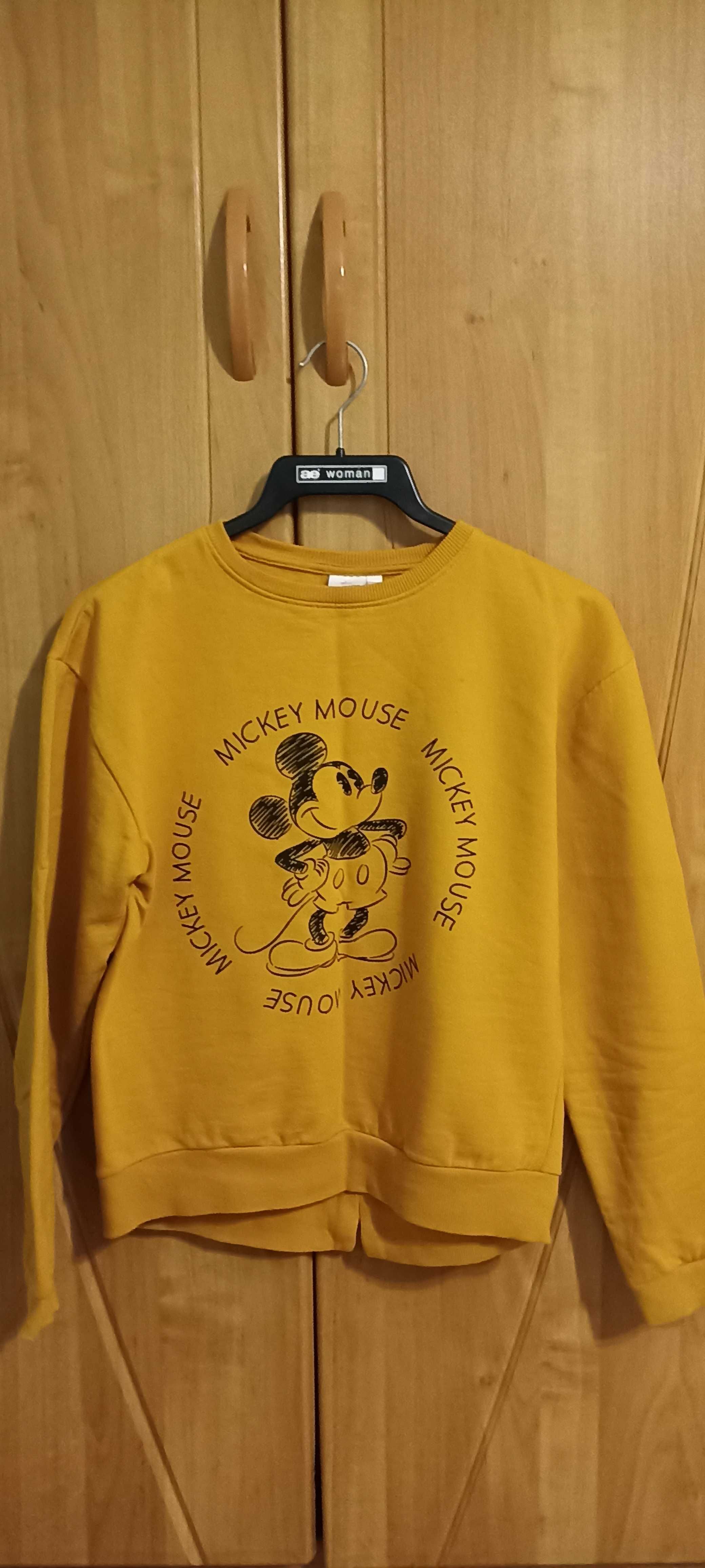 Musztardowa bluza Myszka Mickey