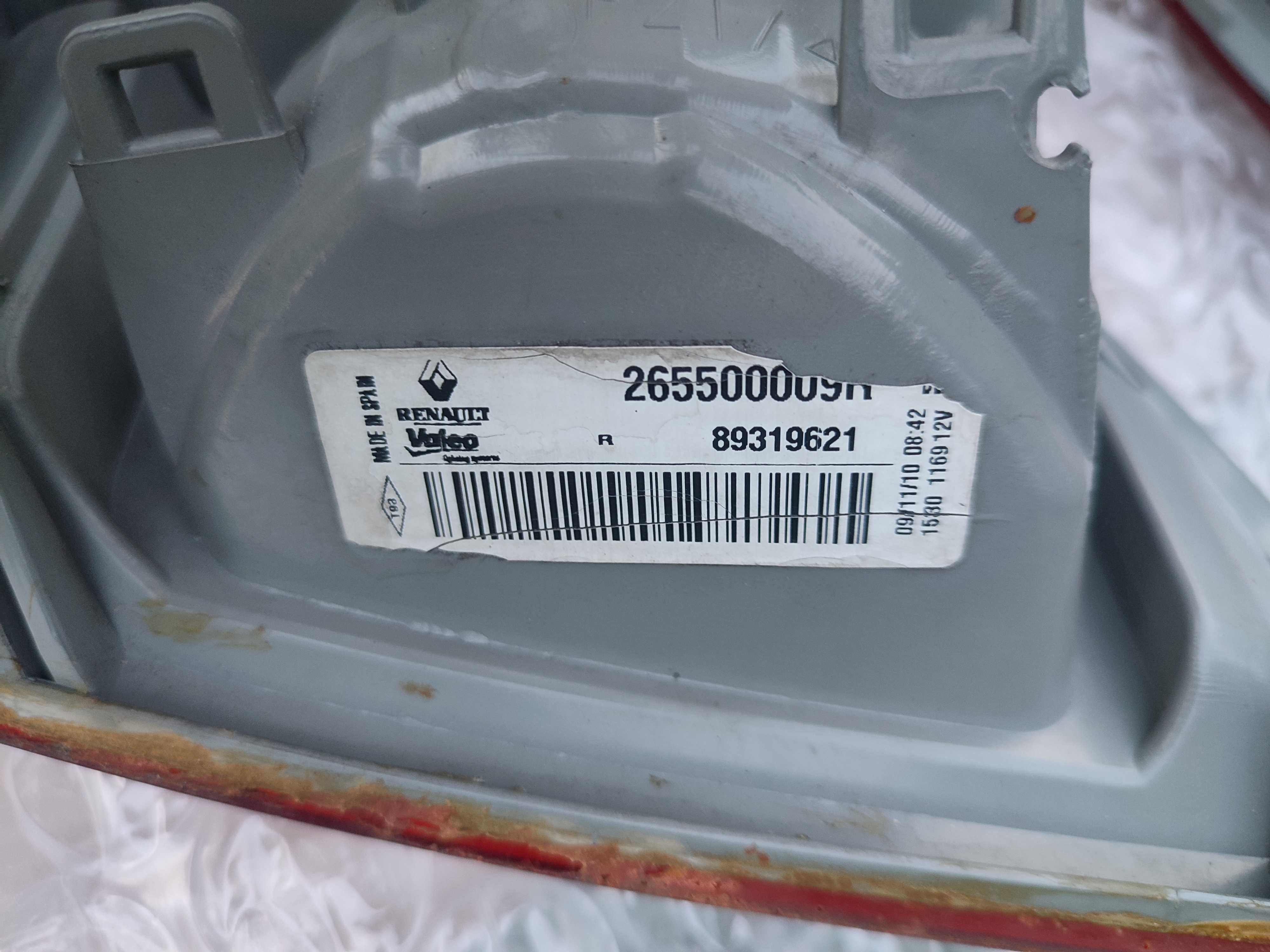 Faróis traseiros da mala Renault megane 3