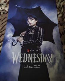 Netflix Series Wednesday limitowany plakat z efektem 3D