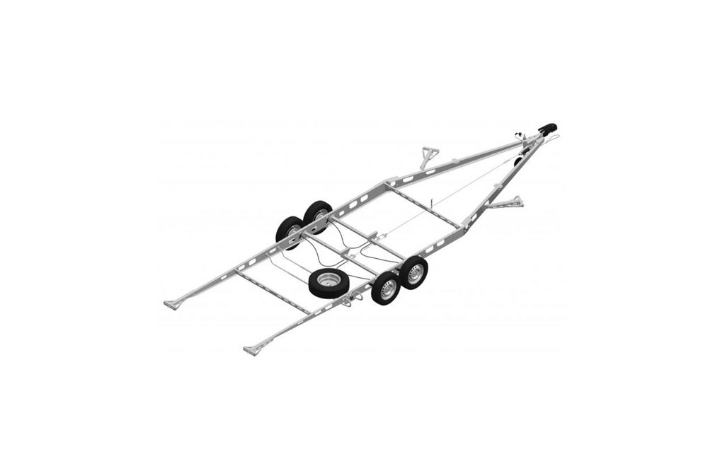 Uchwyt koła zapasowego KNOTT wspornik koła do przyczepy kempingowej