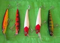 Woblery Rapala i Storm 5szt Stara seria