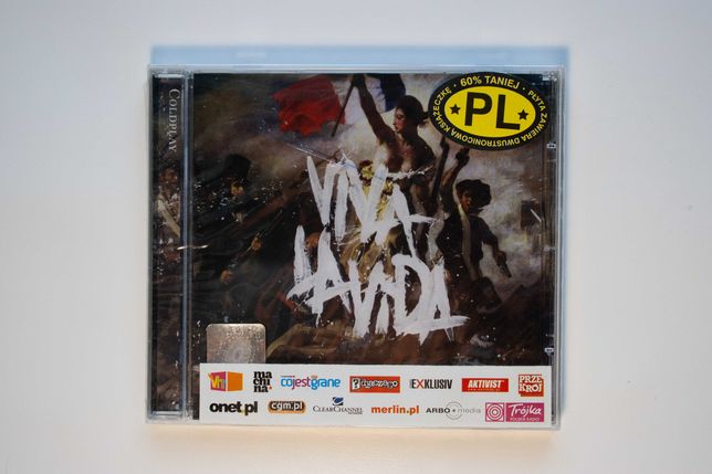 Coldplay VIVA LA VIDA CD Folia