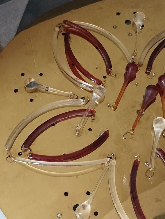 Candeeiro lágrimas de vidro