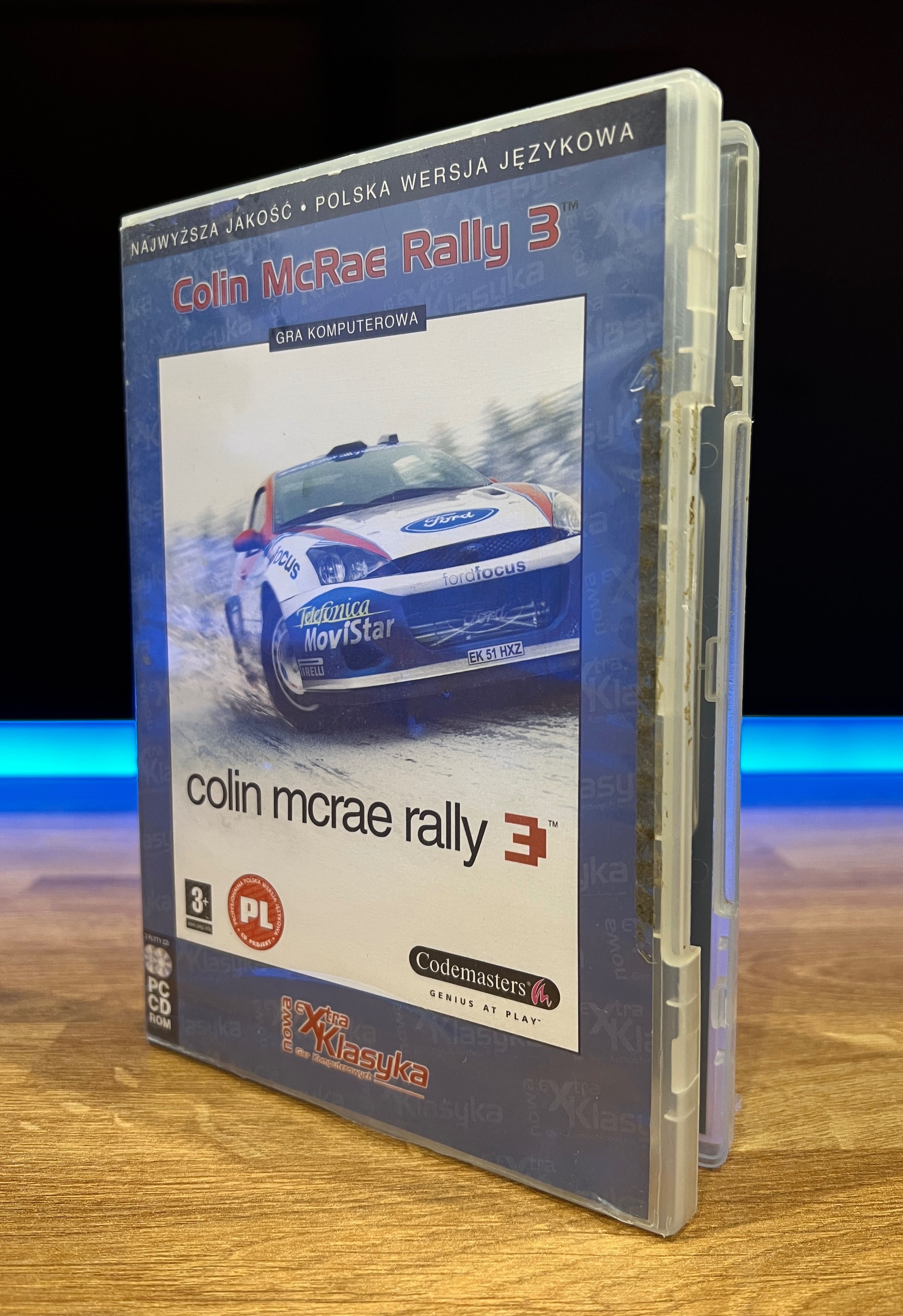 Colin McRae Rally 3 (PC PL 2003) DVD BOX polskie wydanie eXtra Klasyka