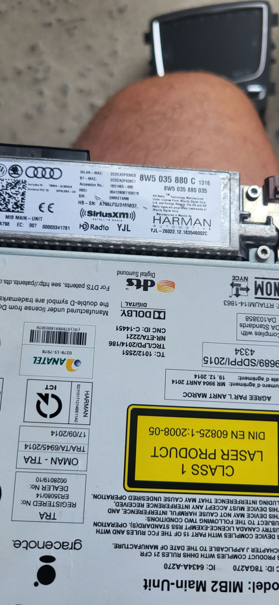 Набір мультимедіа, кокпит, cokpit Audi  SQ5 80a 2019