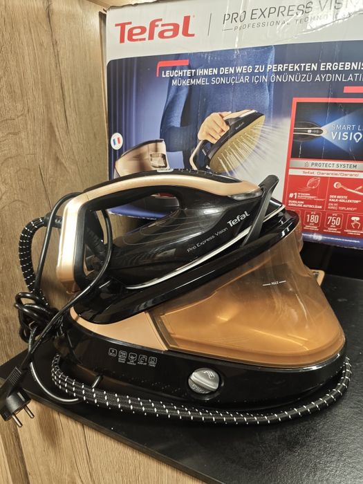 Parownica Tefal Pro Express Vision jak NOWA + Gratis mini deska
