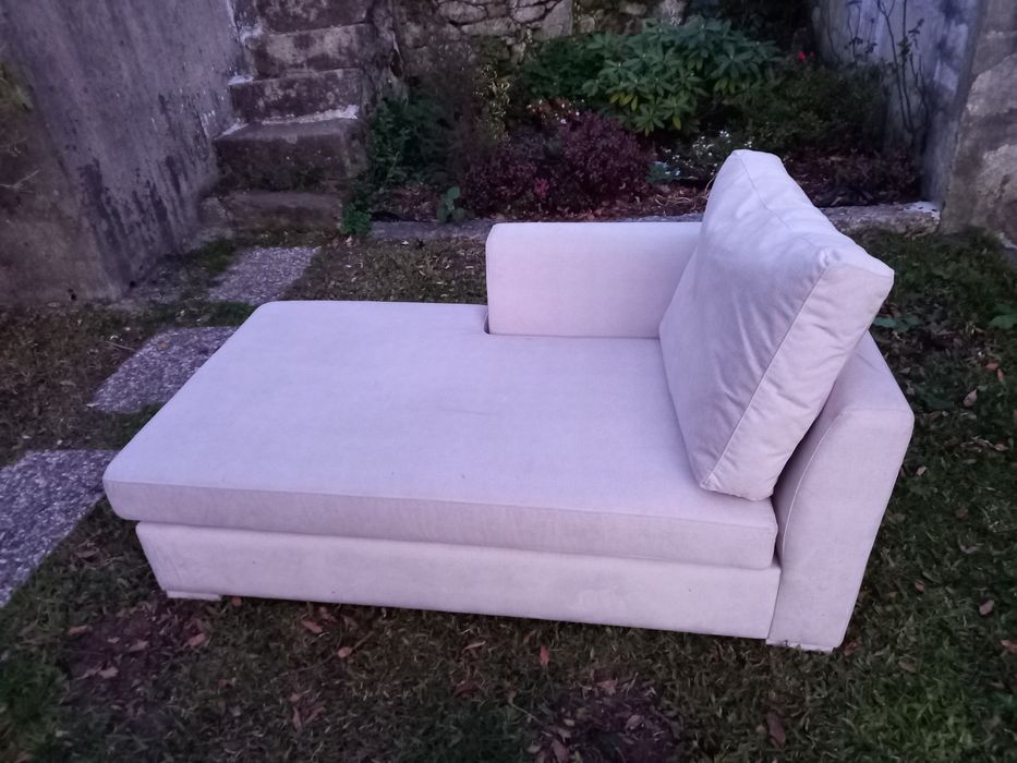 Chaise Longue cor pérola