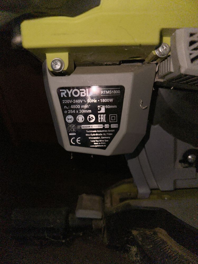 Пилка RYOBI RTMS1800 пила станок для дерева