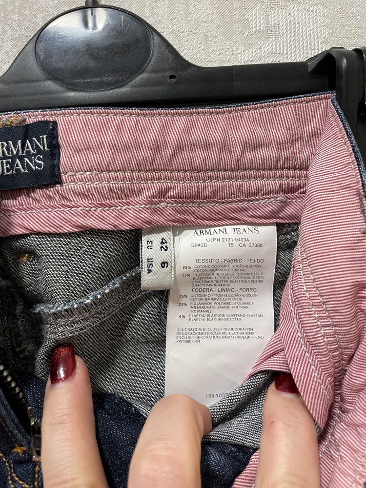 Джинсова спідниця Armani Jeans оригінал