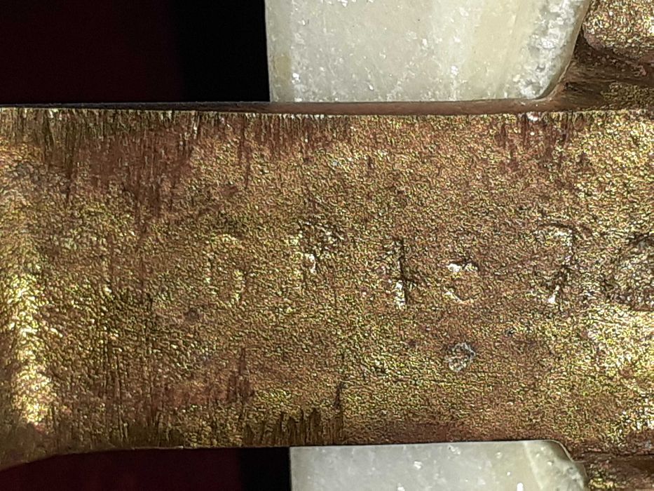 Par de Castiçais Bronze e Mármore