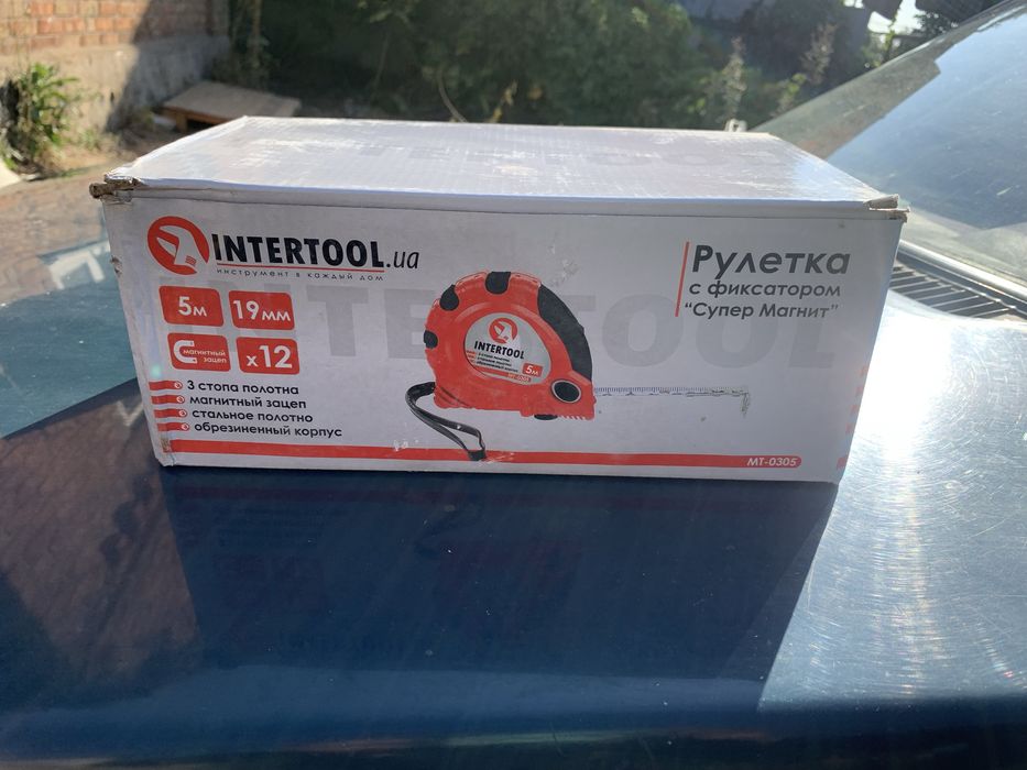 Рулетка intertool 5м
