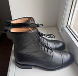 Eleganckie męskie buty zimowe La Zigne, rozmiar 41,5, Goodyear Welted