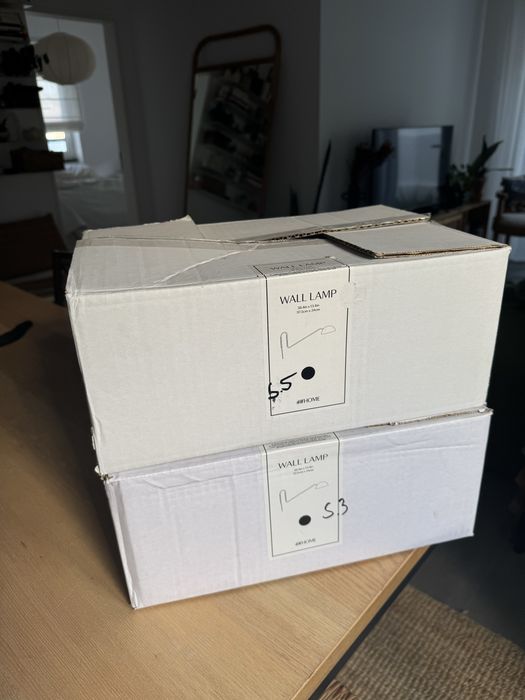 Candeeiro de parede metálico H&M Home