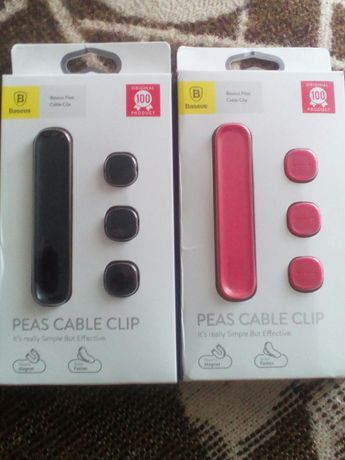 Держатель Baseus Peas Cable Clip