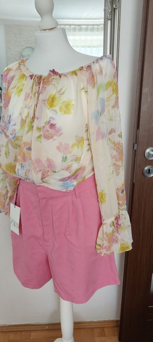 Komplet damski bluzka i spodenki