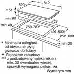 Płyta indukcyjna Siemens Studio Line  !!Szer 81,2 cm! Nowa!