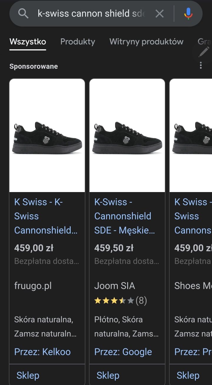 Nowe oryginalne buty K-Swiss Cannonshield SDE ciemna zieleń 42