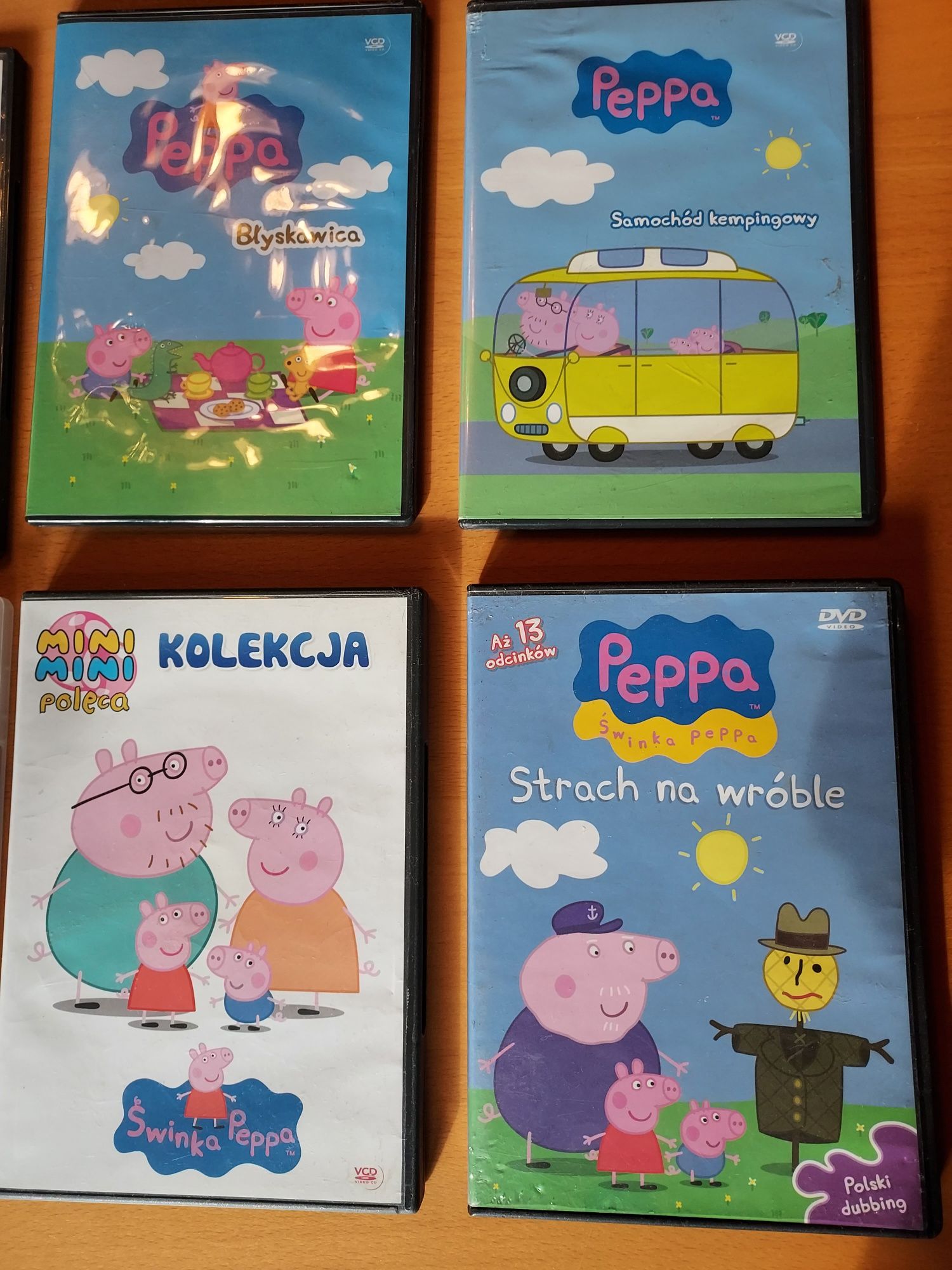 Bajki Świnka Peppa DVD 6 sztuk zestaw