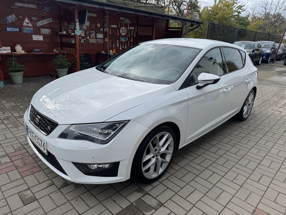 Seat Leon FR 1.4 150 KM DSG sprowadzony 2016 zarejestrowany ledy navi