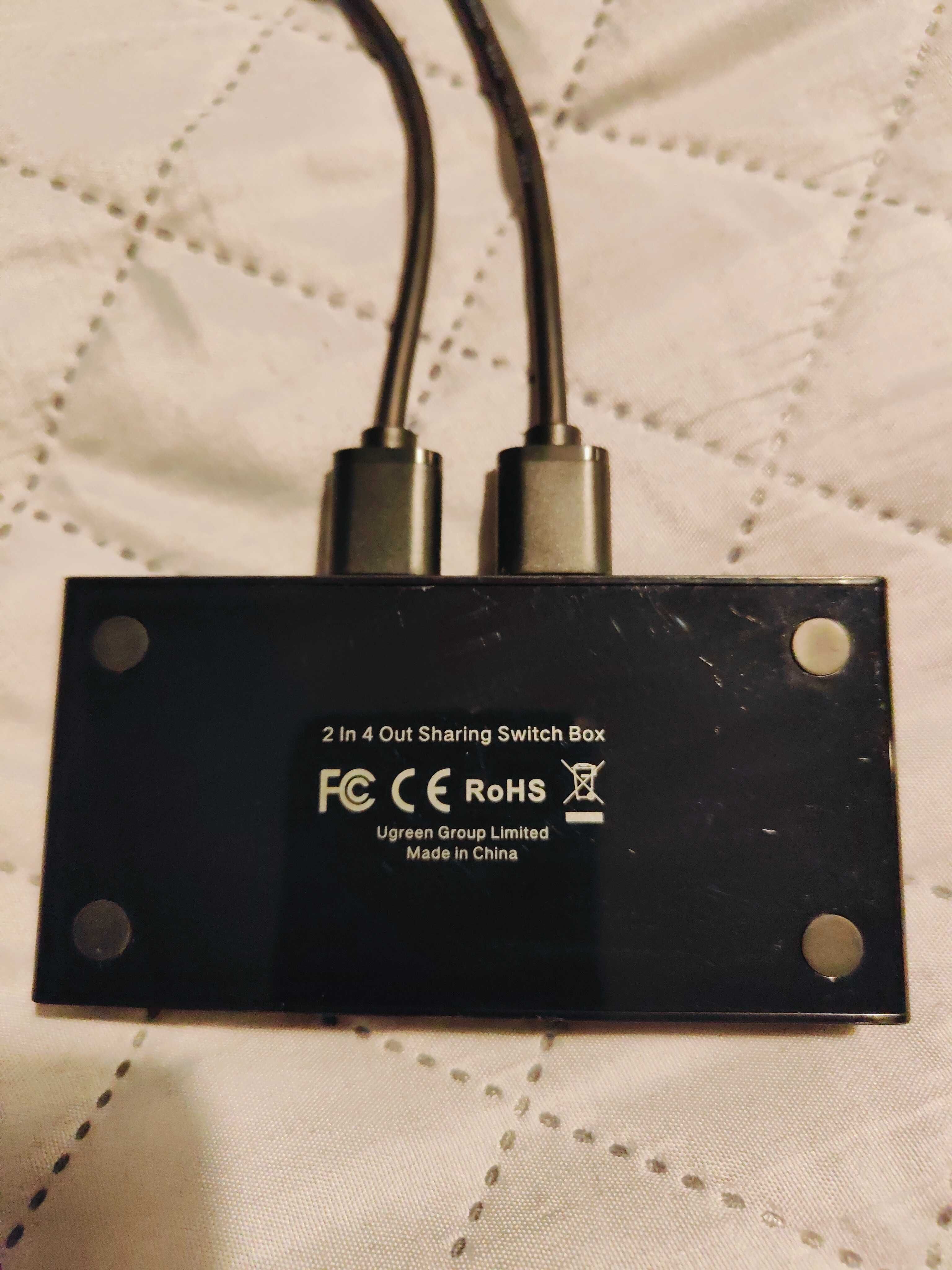 Switch Hub USB UGREEN KVM 30767 - przełącznik klawiatury/myszki