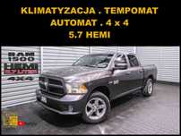 Dodge RAM 1500 5.7 HEMI + AUTOMAT + 4 x 4 + Klimatyzacja + Tempomat + GAZ LPG !!