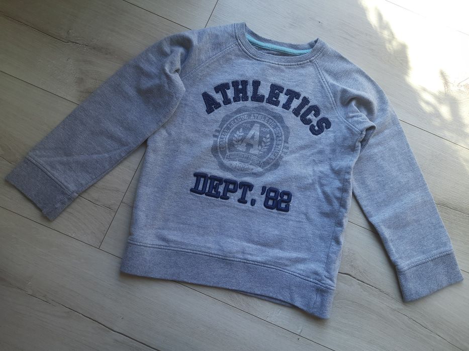 Szara chłopięca bluza 110/116