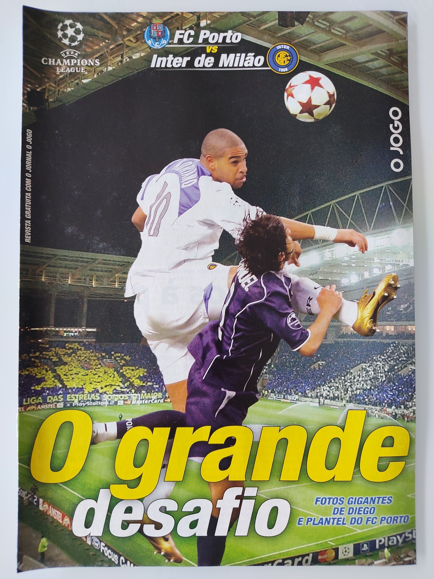 Programa do FC Porto Inter liga dos campeões 2005/2006