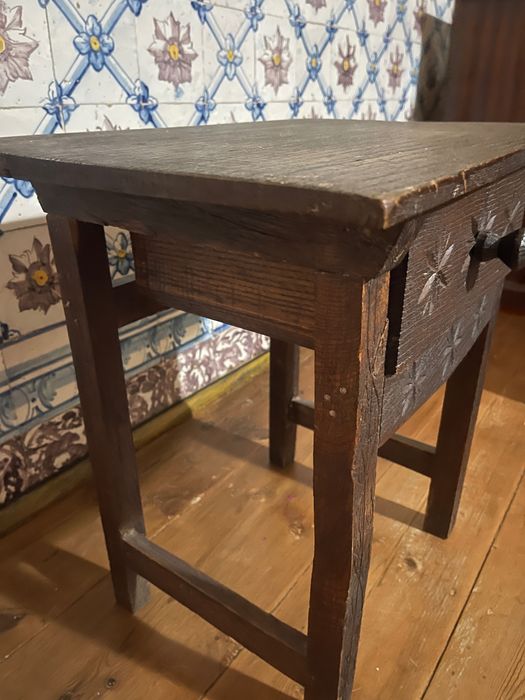 Conjunto 3 peças em madeira maciça